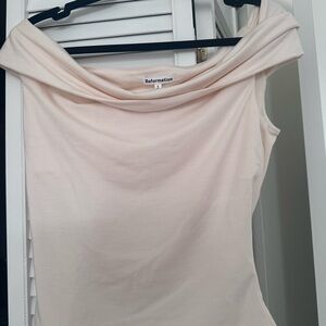 Reformation Off-Shoulder Top